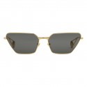 Gucci - Occhiali da Sole Rettangolari - Oro Grigio - Gucci Eyewear