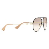 Gucci - Aviator Sunglassed - Light Yellow - Gucci Eyewear