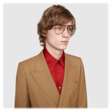 Gucci - Occhiali da Sole Aviator - Giallo Chiaro - Gucci Eyewear