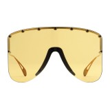 Gucci - Mask Sunglassed with Star Rivets - Yellow - Gucci Eyewear