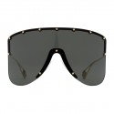 Gucci - Occhiali da Sole a Maschera con Rivetti a Stella - Nero - Gucci Eyewear