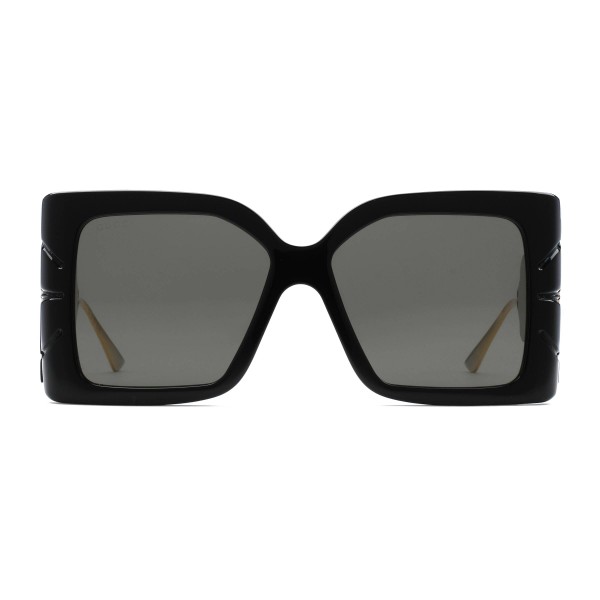 Gucci - Square Acetate Sunglasses - Black - Gucci Eyewear