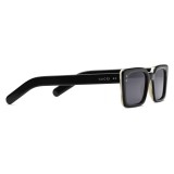 Gucci - Rectangular Acetate Sunglasses - Black - Gucci Eyewear