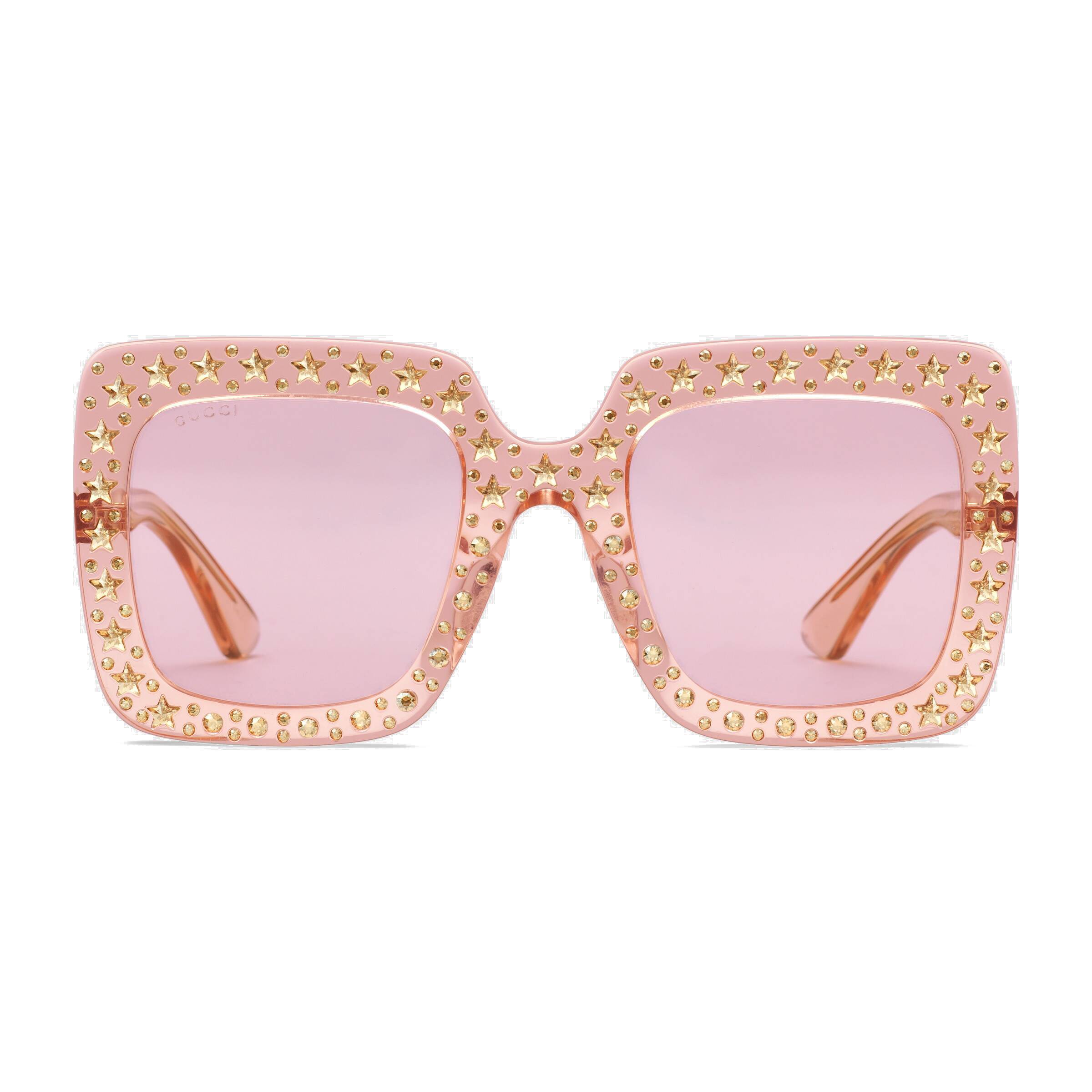 Accessories Sunglasses Square Glasses Vogue Square Glasses pink-gold-colored elegant 