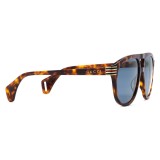 Gucci - Aviator Sunglassed with Web Enamel - Dark Turtle - Gucci Eyewear