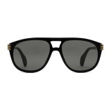 Gucci - Occhiali da Sole Aviator con Smalto - Tartaruga Scuro - Gucci Eyewear