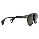 Gucci - Occhiali da Sole Aviator con Smalto - Tartaruga Scuro - Gucci Eyewear