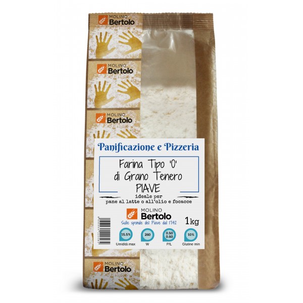 Molino Bertolo - Flour Type 0 - Soft Wheat Piave - 1 Kg