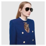 Gucci - Occhiali da Sole Aviator - Nero - Gucci Eyewear