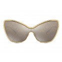Dolce & Gabbana - Occhiale da Sole Cat Eye Devotion - Oro Damasco - Dolce & Gabbana Eyewear