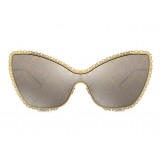 Dolce & Gabbana - Cat Eye Sunglasses Devotion - Gold Damasco - Dolce & Gabbana Eyewear