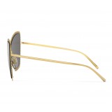 Dolce & Gabbana - Cat Eye Sunglasses Devotion - Gold Damasco - Dolce & Gabbana Eyewear