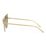 Dolce & Gabbana - Occhiale da Sole Cat Eye Devotion - Oro Barocco - Dolce & Gabbana Eyewear