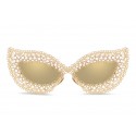 Dolce & Gabbana - Cat Eye Sunglasses Filigree - Gold - Dolce & Gabbana Eyewear