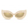 Dolce & Gabbana - Cat Eye Sunglasses Filigree - Gold - Dolce & Gabbana Eyewear