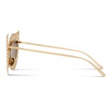 Dolce & Gabbana - Occhiale da Sole Cat Eye Filigree - Oro - Dolce & Gabbana Eyewear