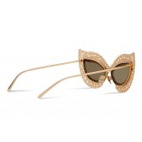 Dolce & Gabbana - Cat Eye Sunglasses Filigree - Gold - Dolce & Gabbana Eyewear