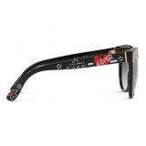 Dolce & Gabbana - Cat Eye Sunglasses Print Family - Black Gradient - Dolce & Gabbana Eyewear