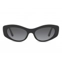 Dolce & Gabbana - Cat Eye Devotion Sunglasses - Black - Dolce & Gabbana Eyewear
