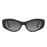 Dolce & Gabbana - Cat Eye Devotion Sunglasses - Black - Dolce & Gabbana Eyewear