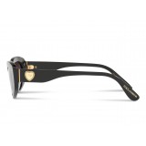 Dolce & Gabbana - Cat Eye Devotion Sunglasses - Black - Dolce & Gabbana Eyewear