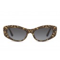 Dolce & Gabbana - Occhiale da Sole Devotion Cat Eye - Damasco Glitter Nero - Dolce & Gabbana Eyewear