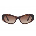 Dolce & Gabbana - Occhiale da Sole Devotion Cat Eye - Havana - Dolce & Gabbana Eyewear