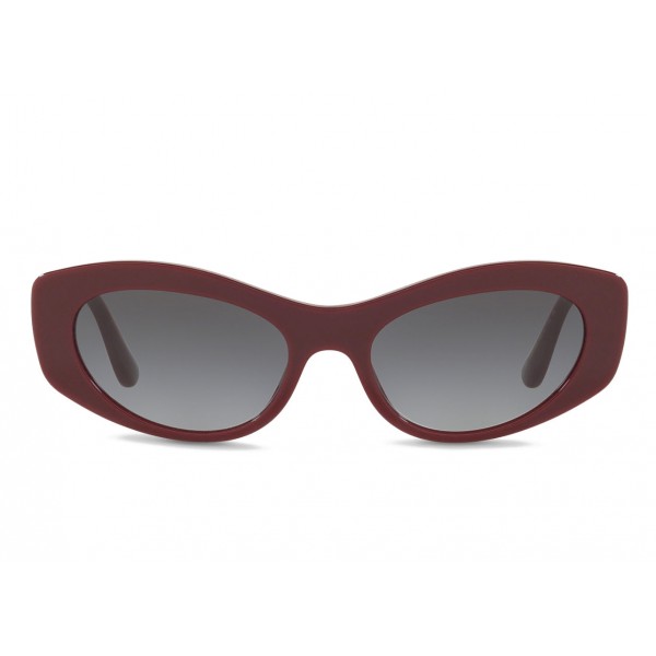 Dolce & Gabbana - Cat Eye Devotion Sunglasses - Bordeaux - Dolce & Gabbana Eyewear
