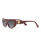 Dolce & Gabbana - Occhiale da Sole Devotion Cat Eye - Bordeaux - Dolce & Gabbana Eyewear