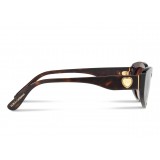 Dolce & Gabbana - Cat Eye Devotion Sunglasses - Havana - Dolce & Gabbana Eyewear