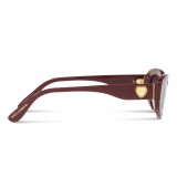 Dolce & Gabbana - Occhiale da Sole Devotion Cat Eye - Bordeaux - Dolce & Gabbana Eyewear