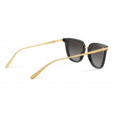 Dolce & Gabbana - Occhiale da Sole Classic Plaque Logo - Nero - Dolce & Gabbana Eyewear