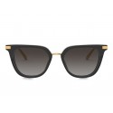 Dolce & Gabbana - Classic Sunglasses Plaque Logo - Black - Dolce & Gabbana Eyewear