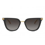 Dolce & Gabbana - Classic Sunglasses Plaque Logo - Black - Dolce & Gabbana Eyewear