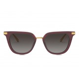 Dolce & Gabbana - Classic Sunglasses Plaque Logo - Bordeaux - Dolce & Gabbana Eyewear