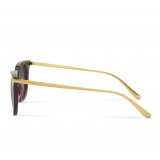 Dolce & Gabbana - Classic Sunglasses Plaque Logo - Bordeaux - Dolce & Gabbana Eyewear