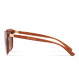 Dolce & Gabbana - Classic Sunglasses Double Line - DG Gold Logo on Havana - Dolce & Gabbana Eyewear