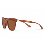 Dolce & Gabbana - Classic Sunglasses Double Line - DG Gold Logo on Havana - Dolce & Gabbana Eyewear