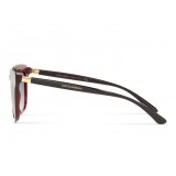 Dolce & Gabbana - Classic Sunglasses Double Line - Bordeaux - Dolce & Gabbana Eyewear