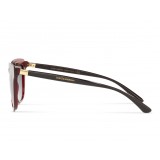 Dolce & Gabbana - Occhiale da Sole Classic Double Line - Bordeaux - Dolce & Gabbana Eyewear