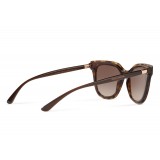 Dolce & Gabbana - Occhiale da Sole Classic Double Line - Havana - Dolce & Gabbana Eyewear