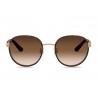 Dolce & Gabbana - Round Sunglasses Print Family - Havana - Dolce & Gabbana Eyewear