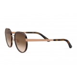 Dolce & Gabbana - Occhiale da Sole Rotondi Print Family - Havana - Dolce & Gabbana Eyewear