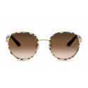 Dolce & Gabbana - Occhiale da Sole Rotondi Print Family - Leo Glitter - Dolce & Gabbana Eyewear