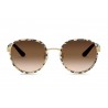 Dolce & Gabbana - Round Sunglasses Print Family - Leo Glitter - Dolce & Gabbana Eyewear