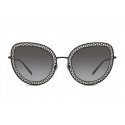 Dolce & Gabbana - Occhiale da Sole Devotion Cat Eye con Merletto - Nero - Dolce & Gabbana Eyewear