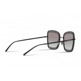 Dolce & Gabbana - Occhiale da Sole Devotion Quadrati con Merletto - Nero - Dolce & Gabbana Eyewear