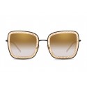 Dolce & Gabbana - Square Devotion Sunglasses with Lace - Black & Gold - Dolce & Gabbana Eyewear