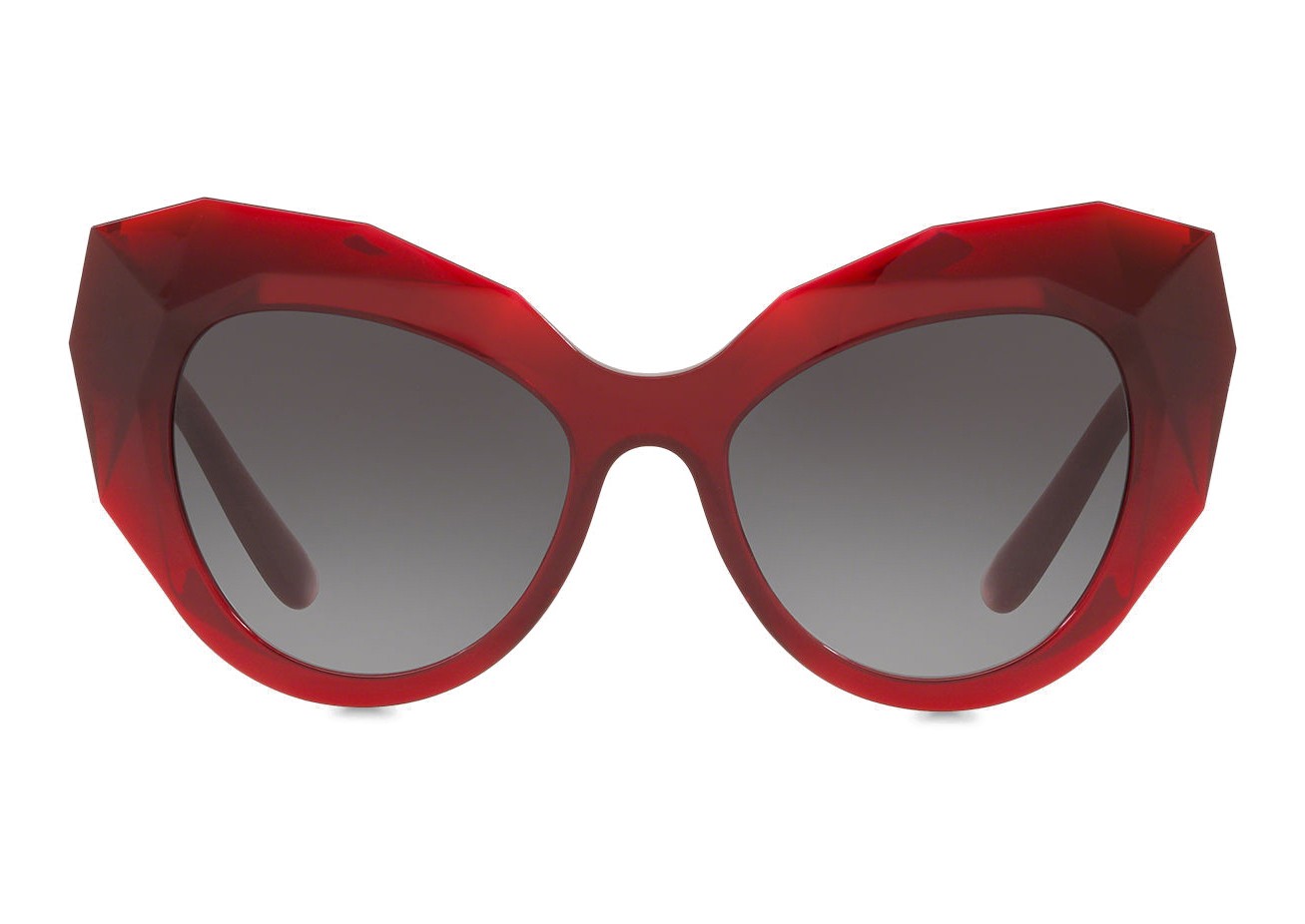 dolce and gabbana red cat eye glasses