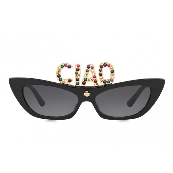Dolce & Gabbana - Cat Eye Sunglasses DG CIAO - Black - Dolce & Gabbana Eyewear